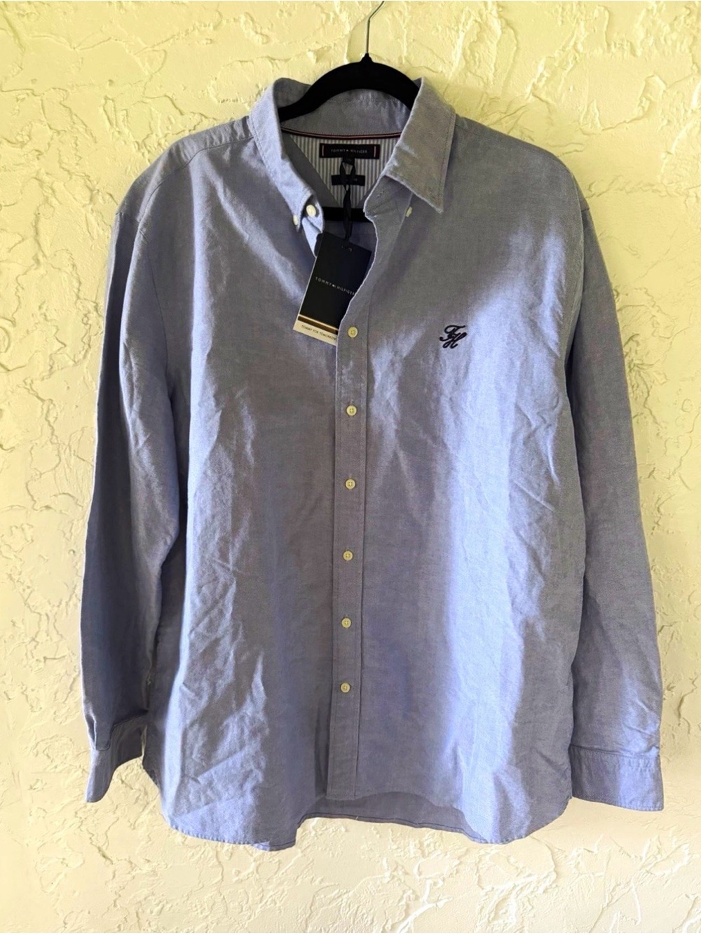 BNWT European Tommy Hilfiger Light Blue Button-Down Oxford Shirt